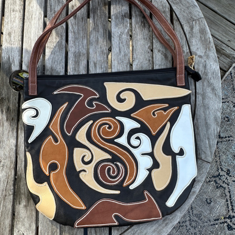 Chic Multicolor Shoulder Bag - Picture 5 of 6